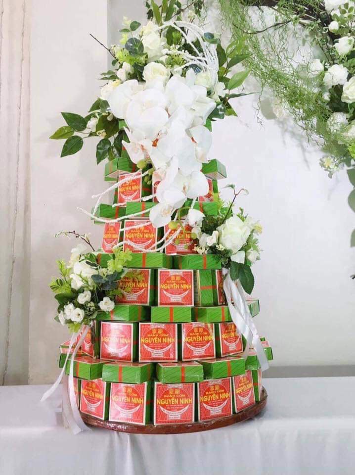 Tháp Bánh Cốm Đẹp 2018