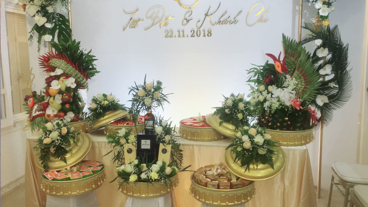 hình ảnh Tráp Ăn Hỏi Sơn Mài 2018