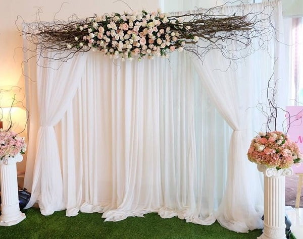 phông cưới vải lụa