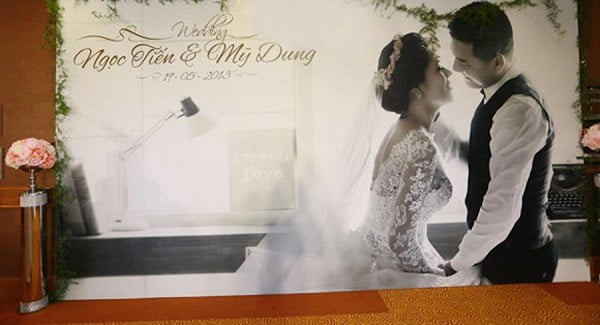 Phông cưới sân khấu