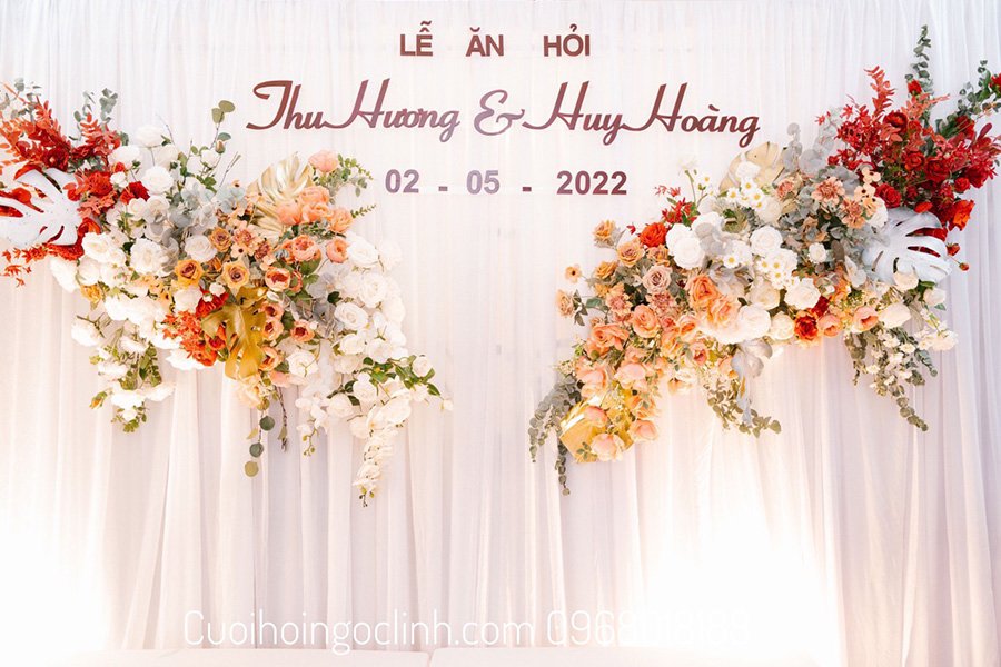 phông đám cưới đẹp tại hà nội mẫu mới