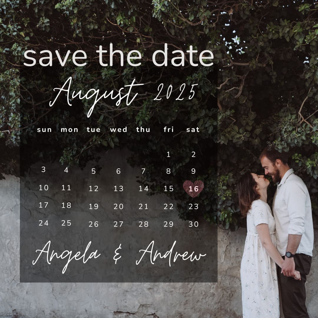 save the date 13